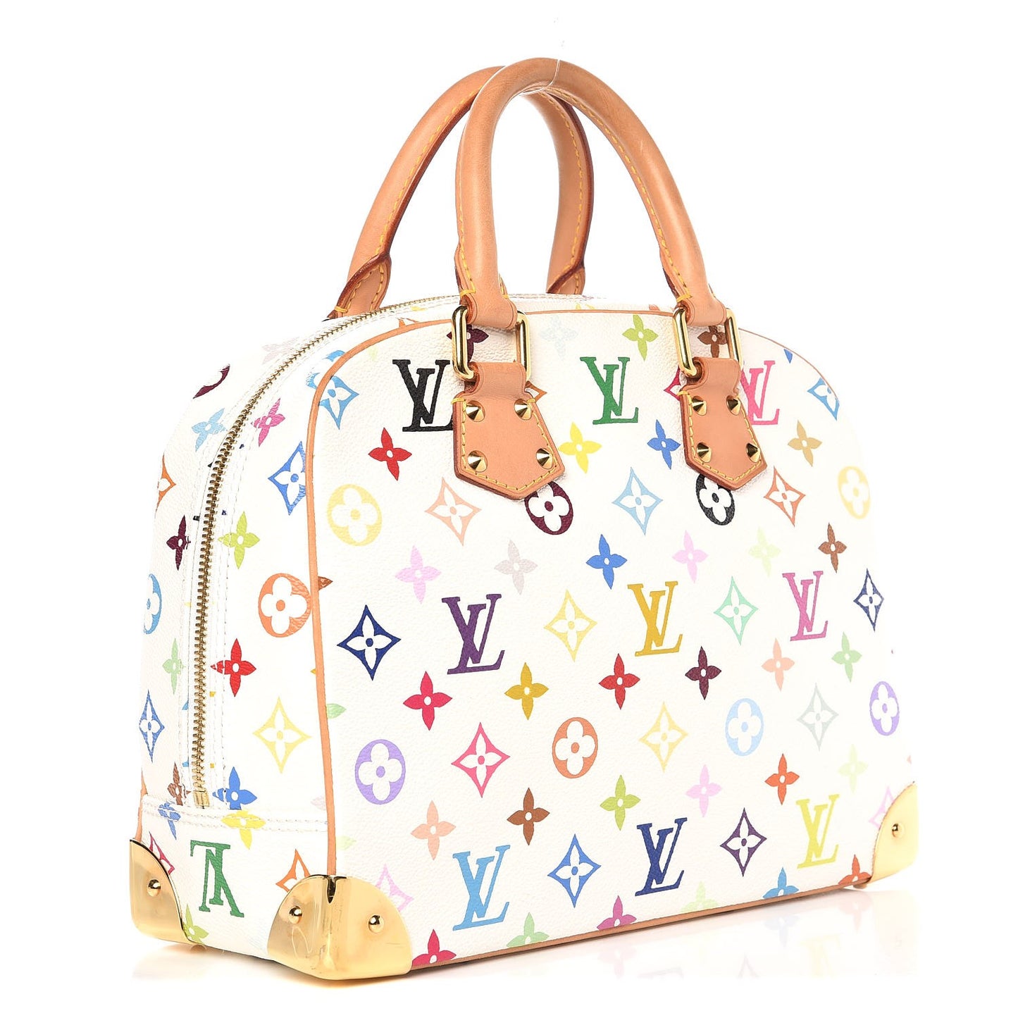 Monogram Multicolor Trouville White