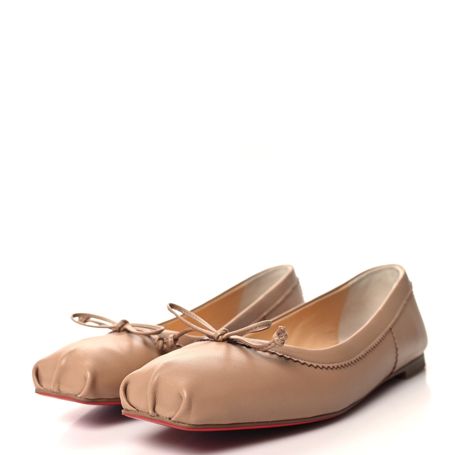 Christian Louboutin Nappa Air Loubi Ballet Flats 39 Blush 3 of 7
