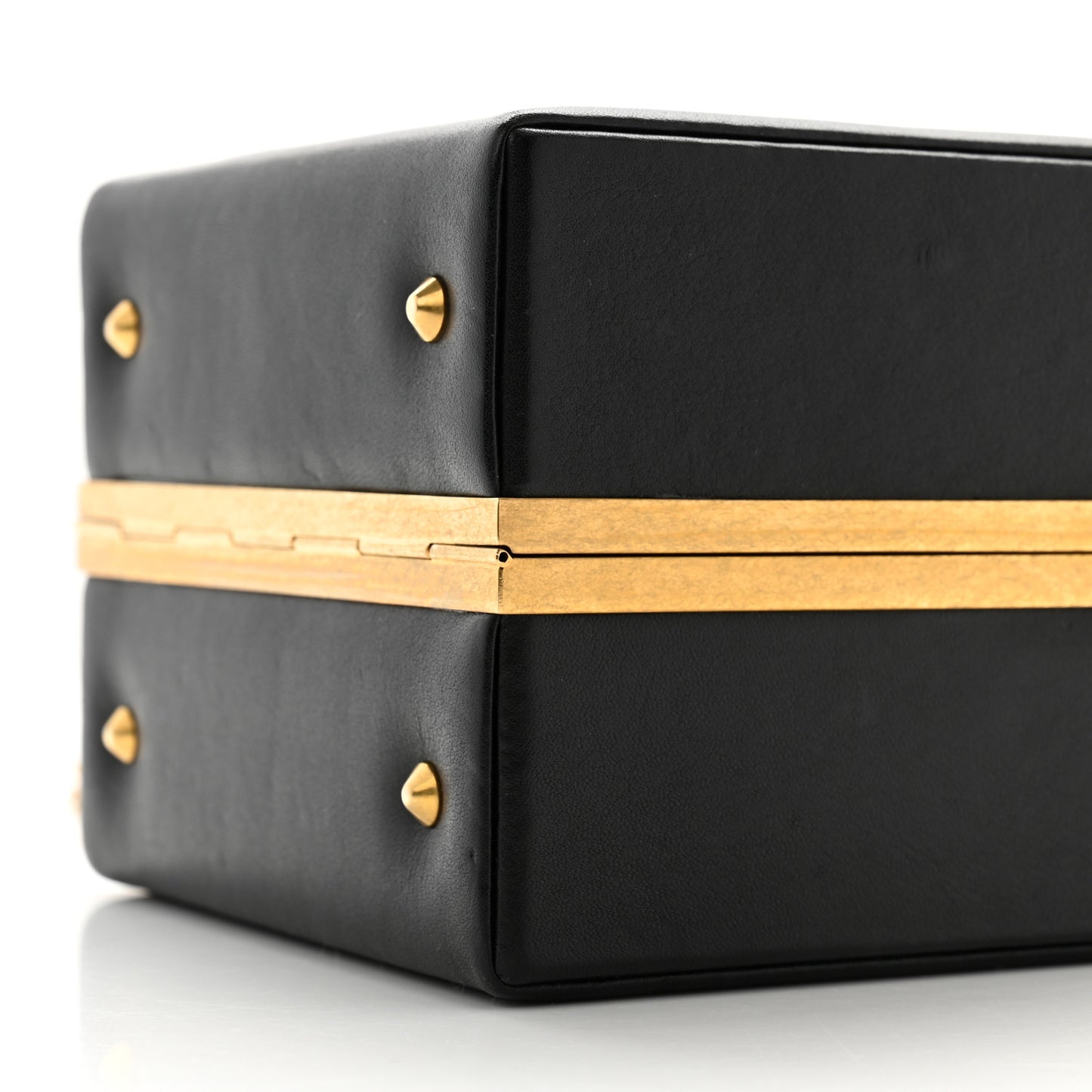 Saffiano Virtus Square Shoulder Bag Black
