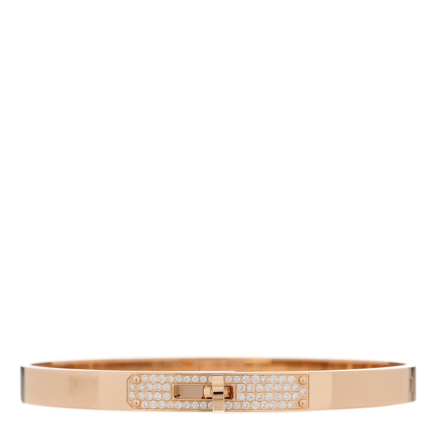 18K Rose Gold Diamond PM Kelly Pave Bracelet SH