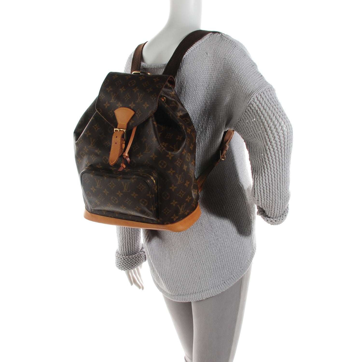 Louis Vuitton Monogram Montsouris GM Backpack 2 of 7