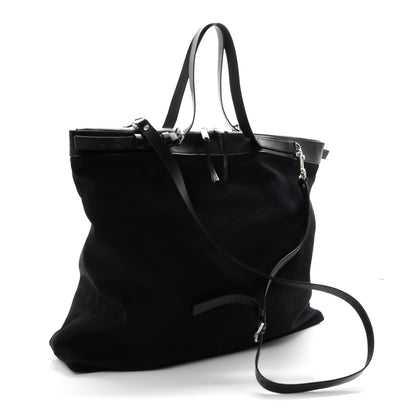 Saint Laurent Canvas ID Shopping Bag Black 3 of 11