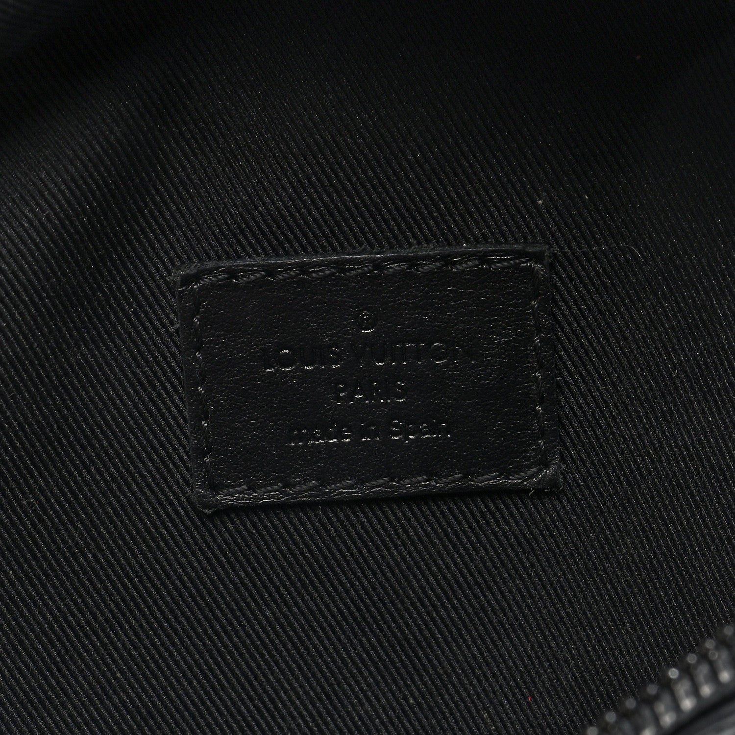 Louis Vuitton Calfskin Monogram Shadow Discovery Bumbag Black 6 of 9