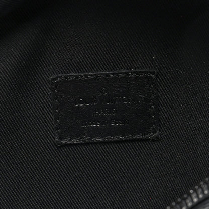 Louis Vuitton Calfskin Monogram Shadow Discovery Bumbag Black 6 of 9
