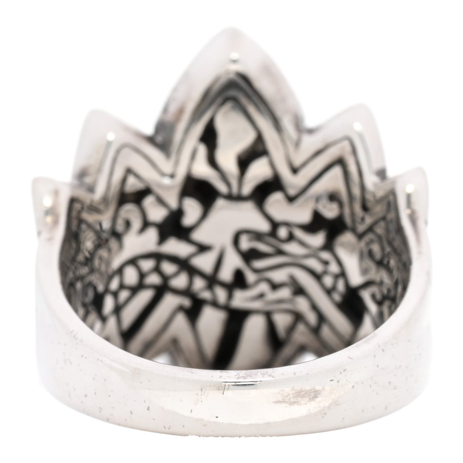 John Hardy Sterling Silver Legends Naga Ring 54 7 2 of 4