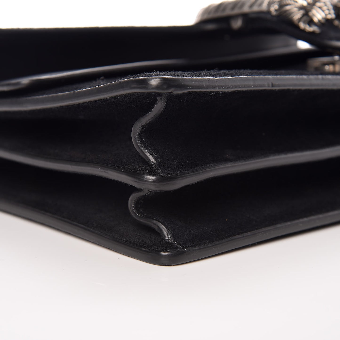 Suede Small Dionysus Shoulder Bag Black