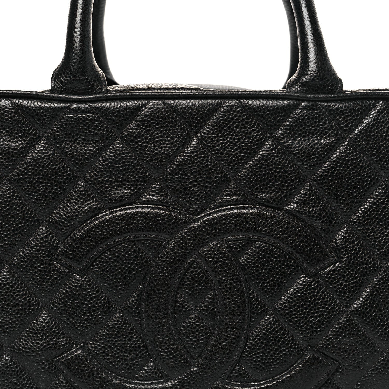 Chanel Caviar Quilted Large Bowler Black 7 of 10