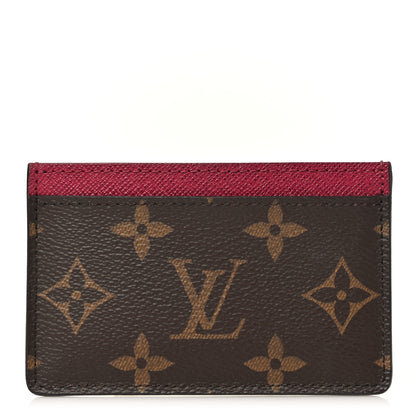 Louis Vuitton Monogram Card Holder Fuchsia 1 of 7