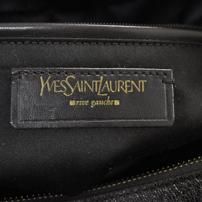 Saint Laurent Canvas Handbag Brown 7 of 9