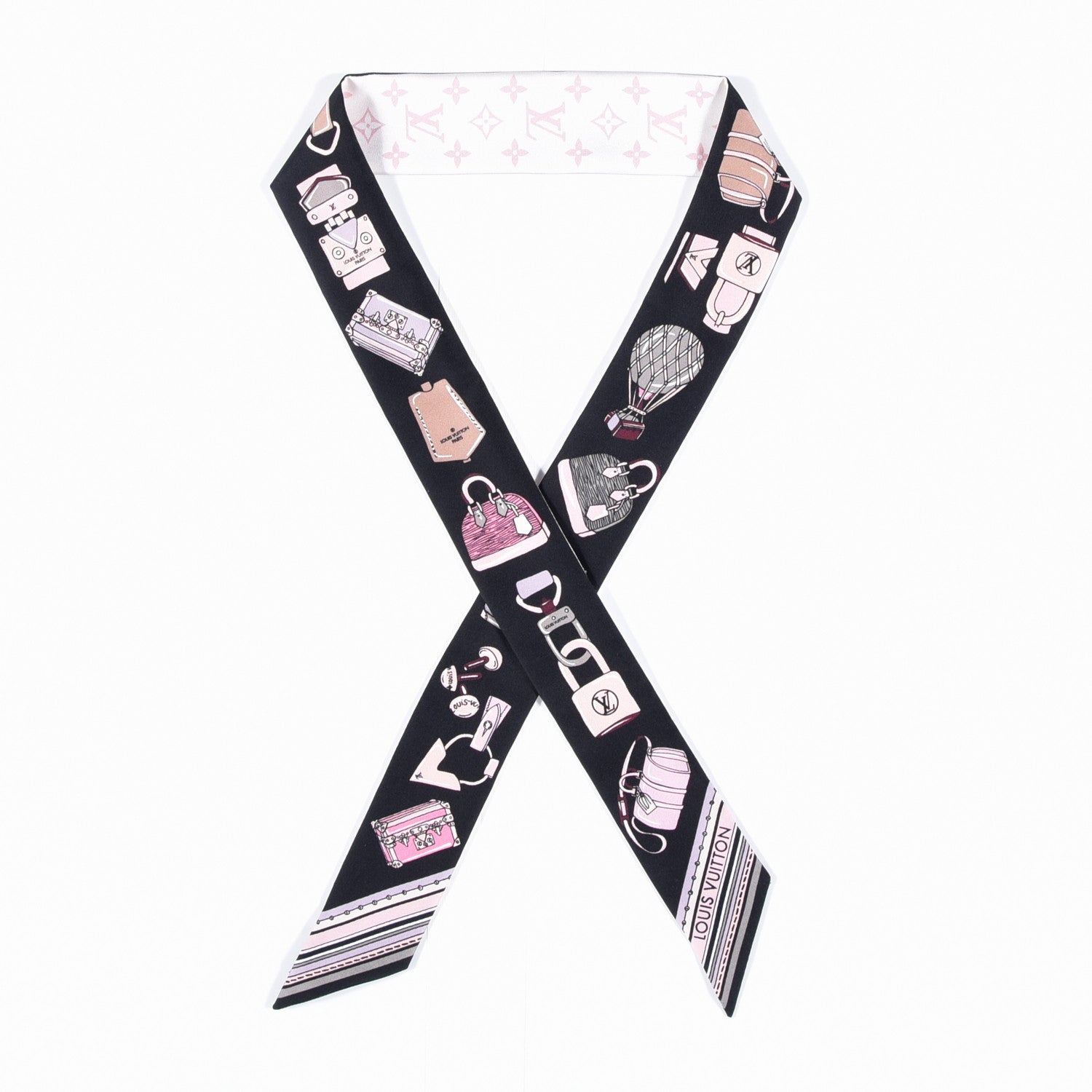 Louis Vuitton Silk Monogram Essentials LV BB Bandeau Light Pink 1 of 4
