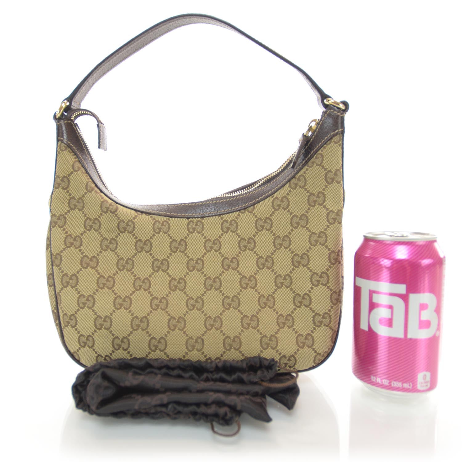 Gucci Monogram Small Hobo Ebony 3 of 8