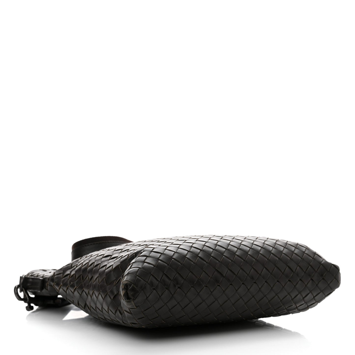 Nappa Intrecciato VN Crossbody Messenger Bag Ebano