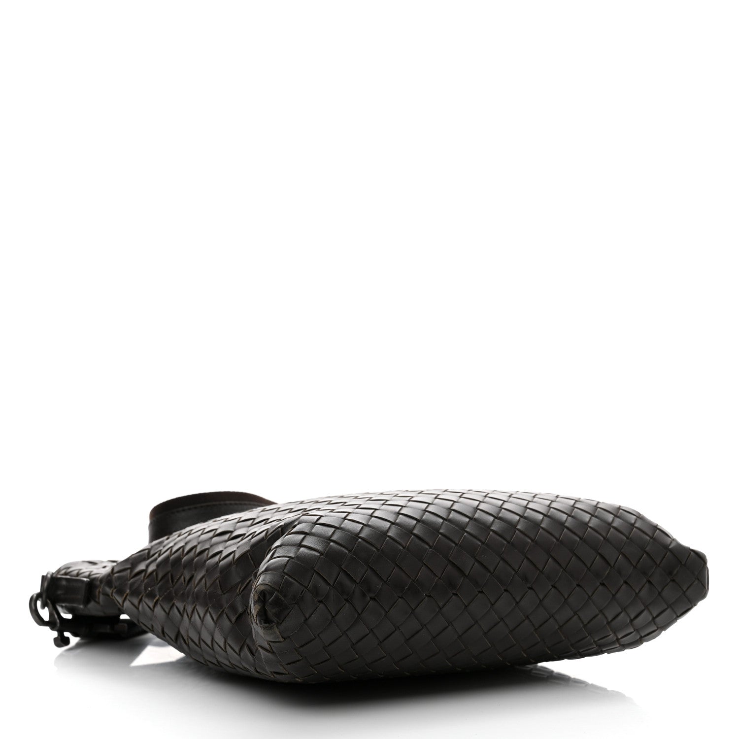 Bottega Veneta Nappa Intrecciato VN Crossbody Messenger Bag Ebano 4 of 9