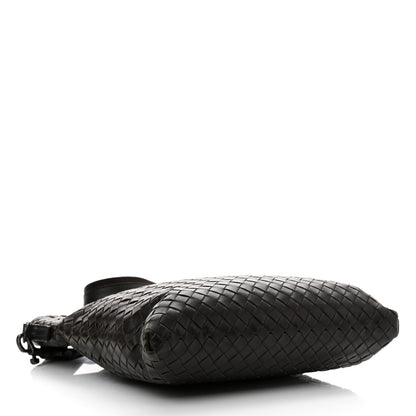 Bottega Veneta Nappa Intrecciato VN Crossbody Messenger Bag Ebano 4 of 9