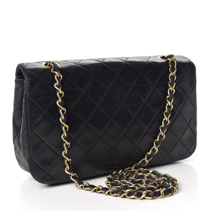 Chanel Lambskin Quilted Small Single Flap Black 3 of 15