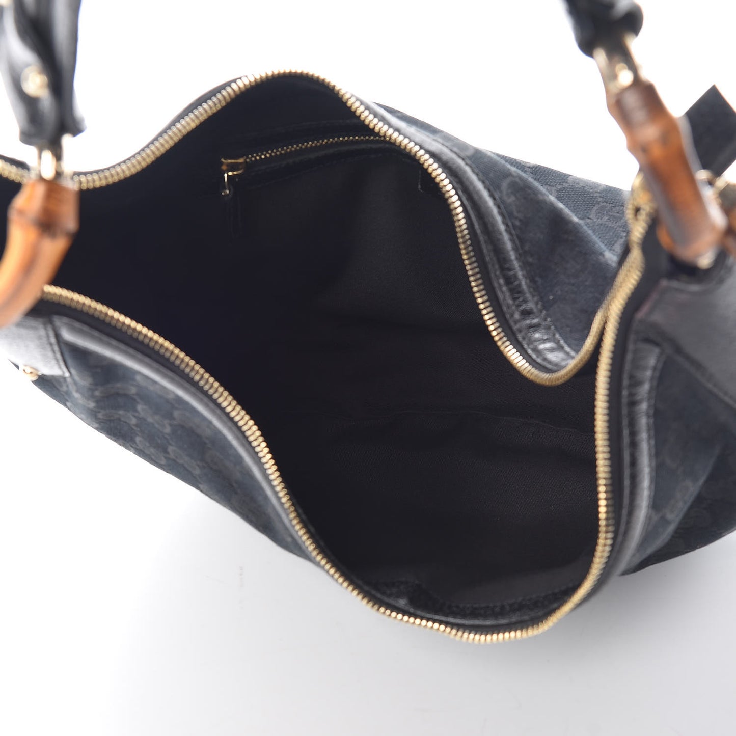 Monogram Bamboo Ring Hobo Black