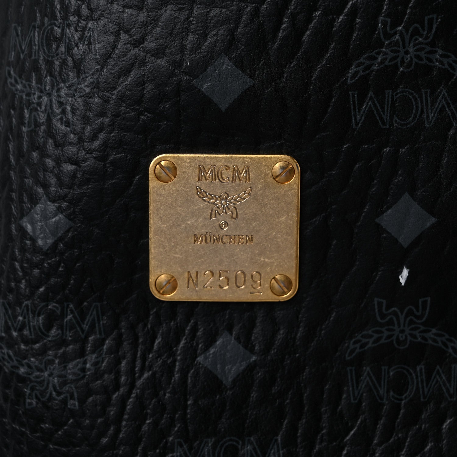 MCM Visetos Medium Project Reversible Shopper Tote Black 18 of 22