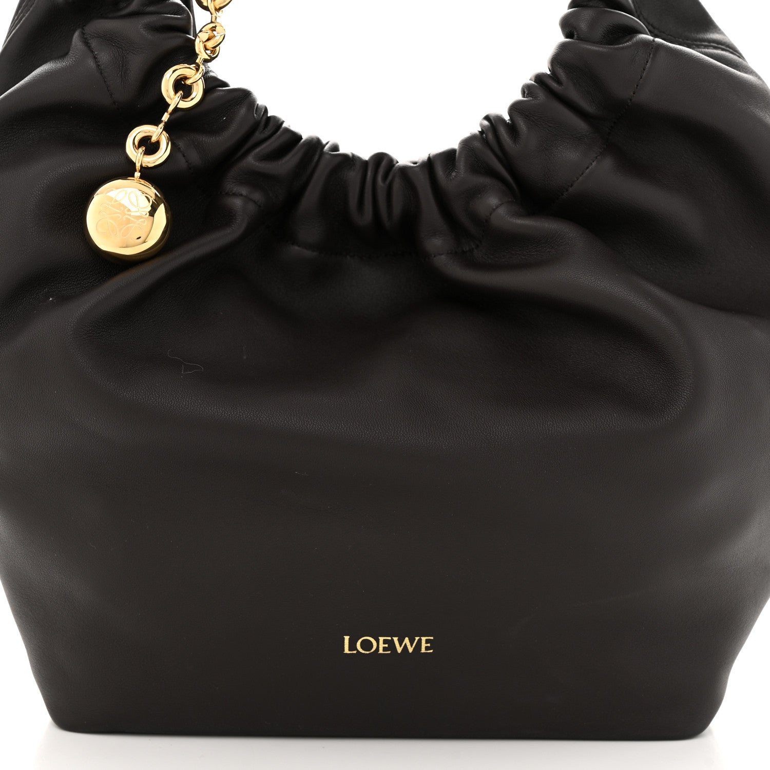 Loewe Nappa Small Squeeze Bag Dark Brown 7 of 10