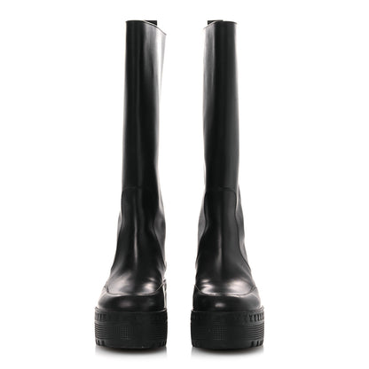 Louis Vuitton Calfskin Laureate Platform High Boots 36 Black 3 of 14