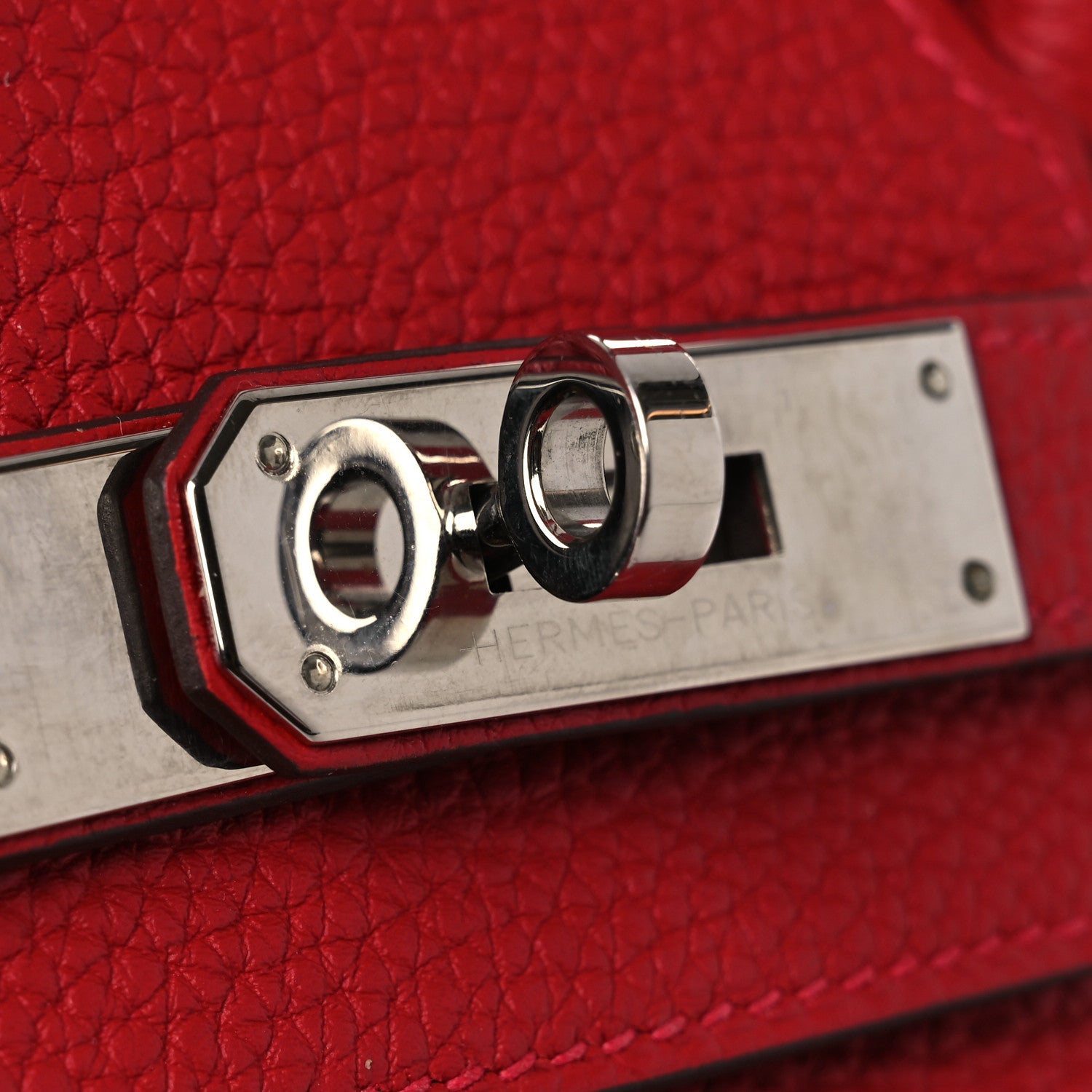 Hermes Togo Verso Birkin 30 Rouge Vif Rouge H 11 of 13