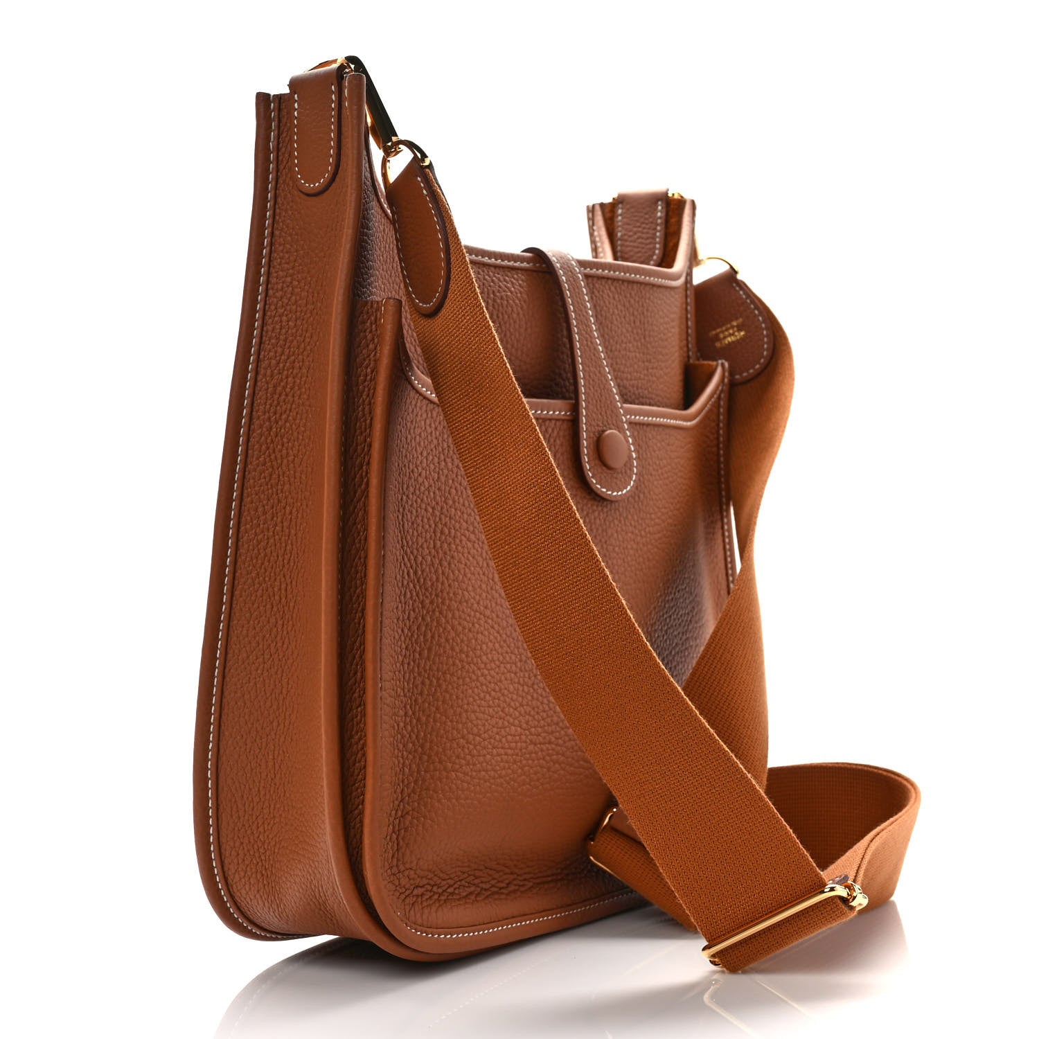 Hermes Taurillon Clemence Evelyne III PM Gold 3 of 9