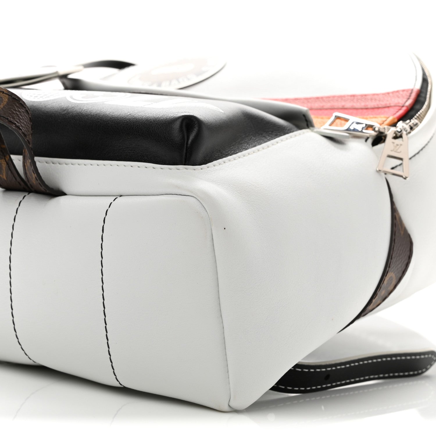 Louis Vuitton Calfskin Monogram LV Airline Palm Springs Backpack PM White 1918052 – FASHIONPHILE