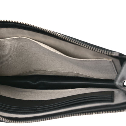 Gucci GG Supreme Monogram Tigers Zip Wristlet Pouch Black 5 of 8