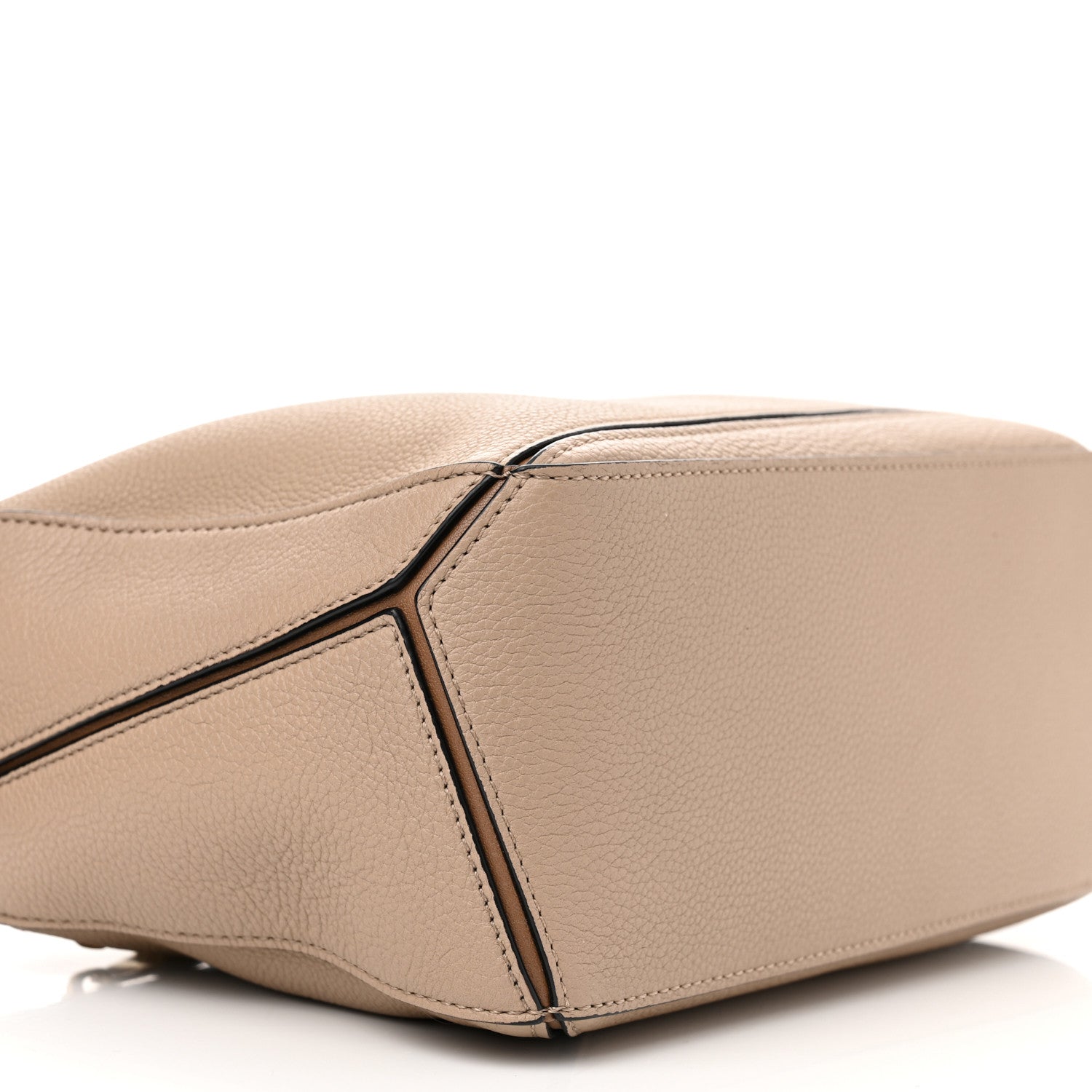 Loewe Grained Calfskin Small Puzzle Bag Sand Mink 8 of 9