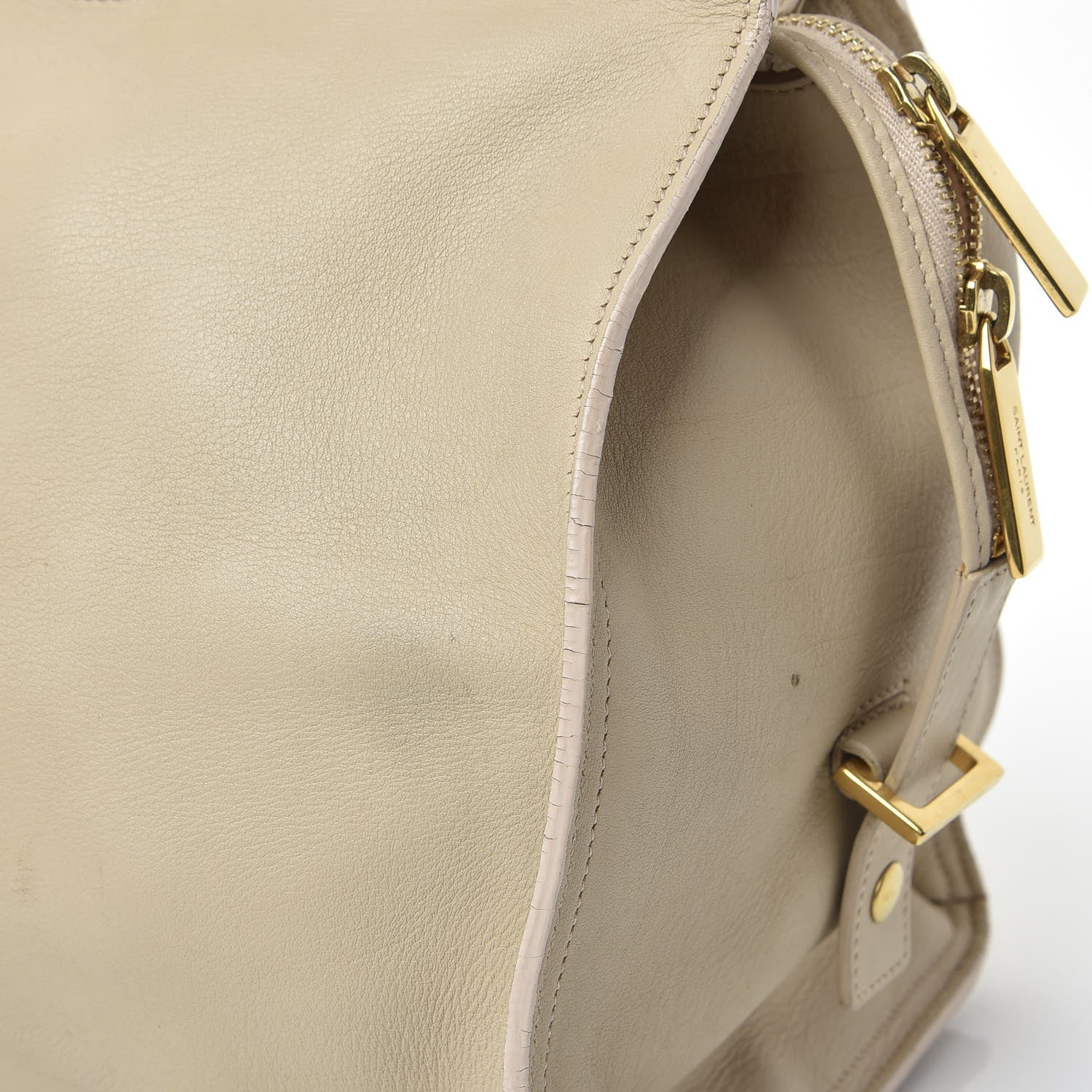 Saint Laurent Calfskin Medium Classic Y Cabas Beige 9 of 18
