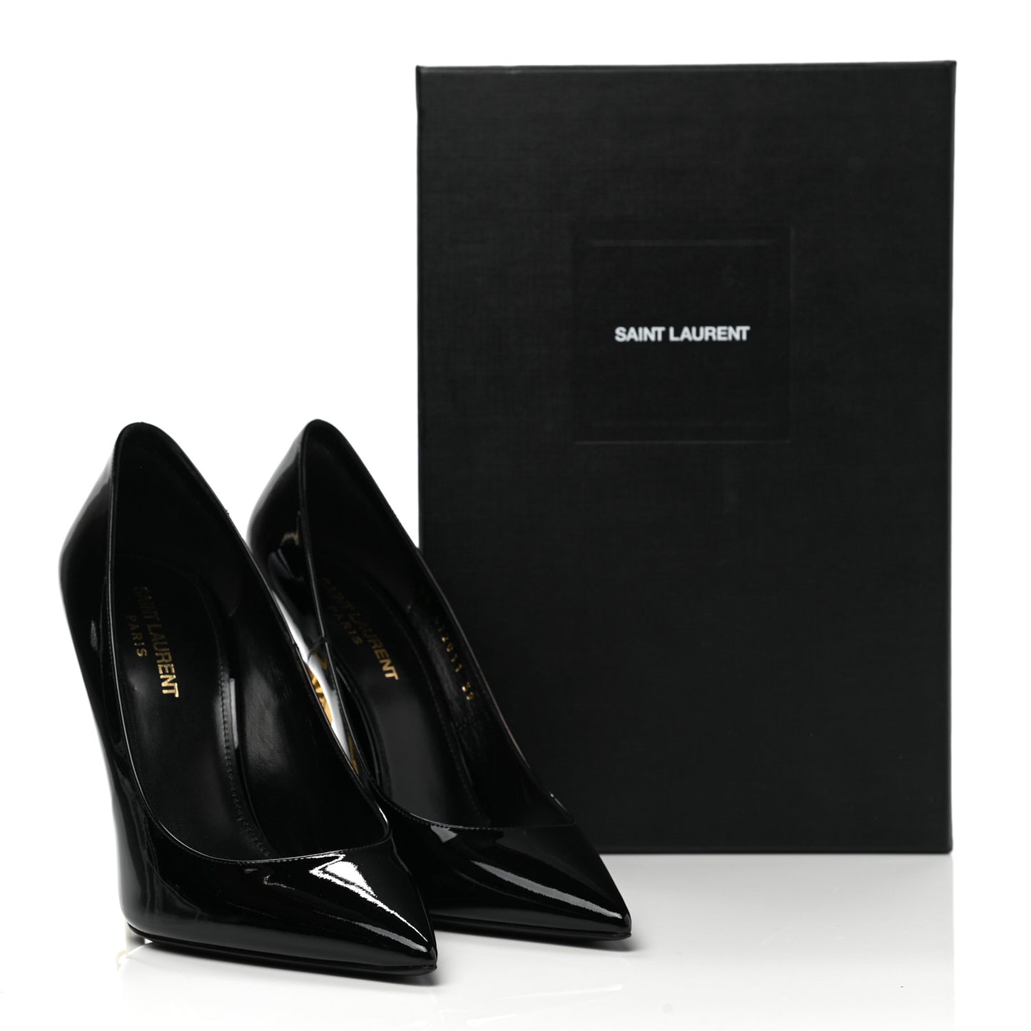 Patent Opyum 110 Pumps 39 Black Gold