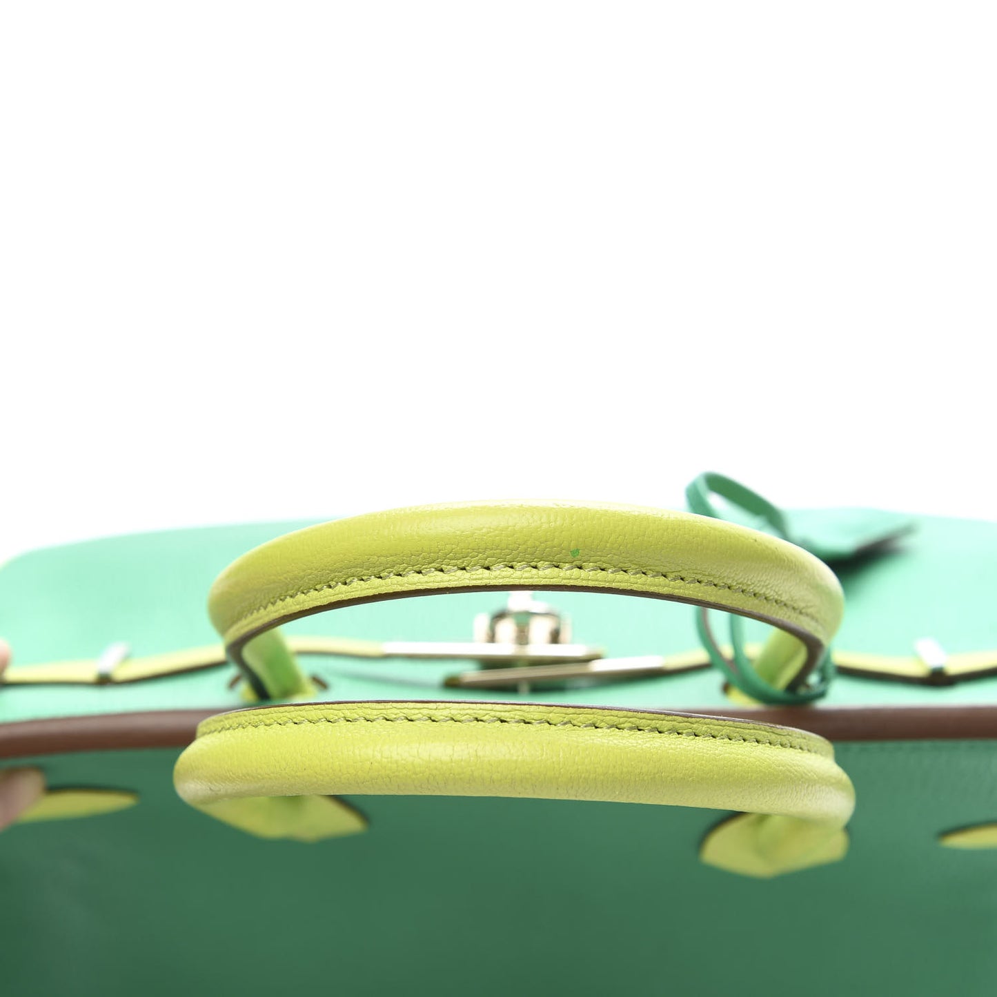 Chevre Mysore Horseshoe Birkin 30 Menthe Kiwi