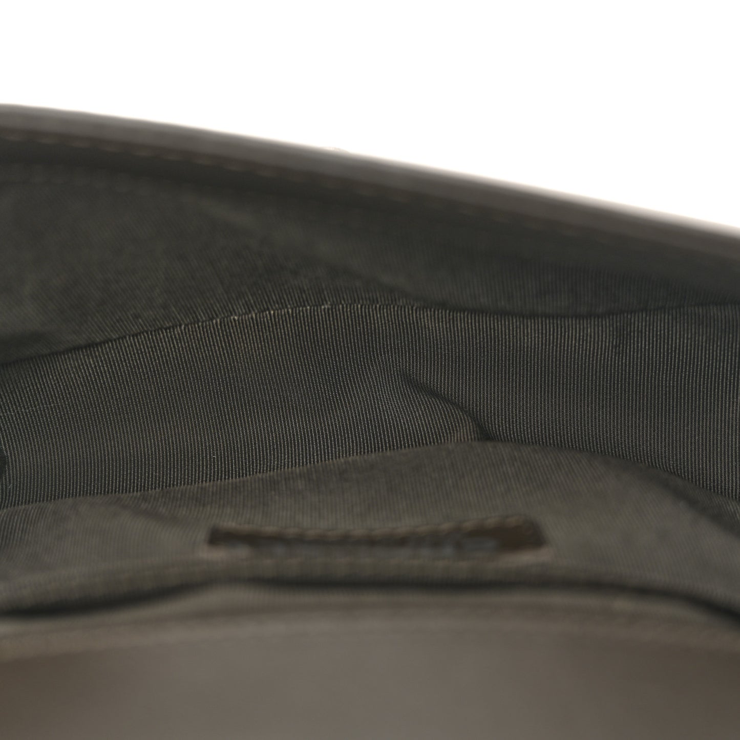 Calfskin Quilted Small Boy Top Handle Flap Grey Burgundy