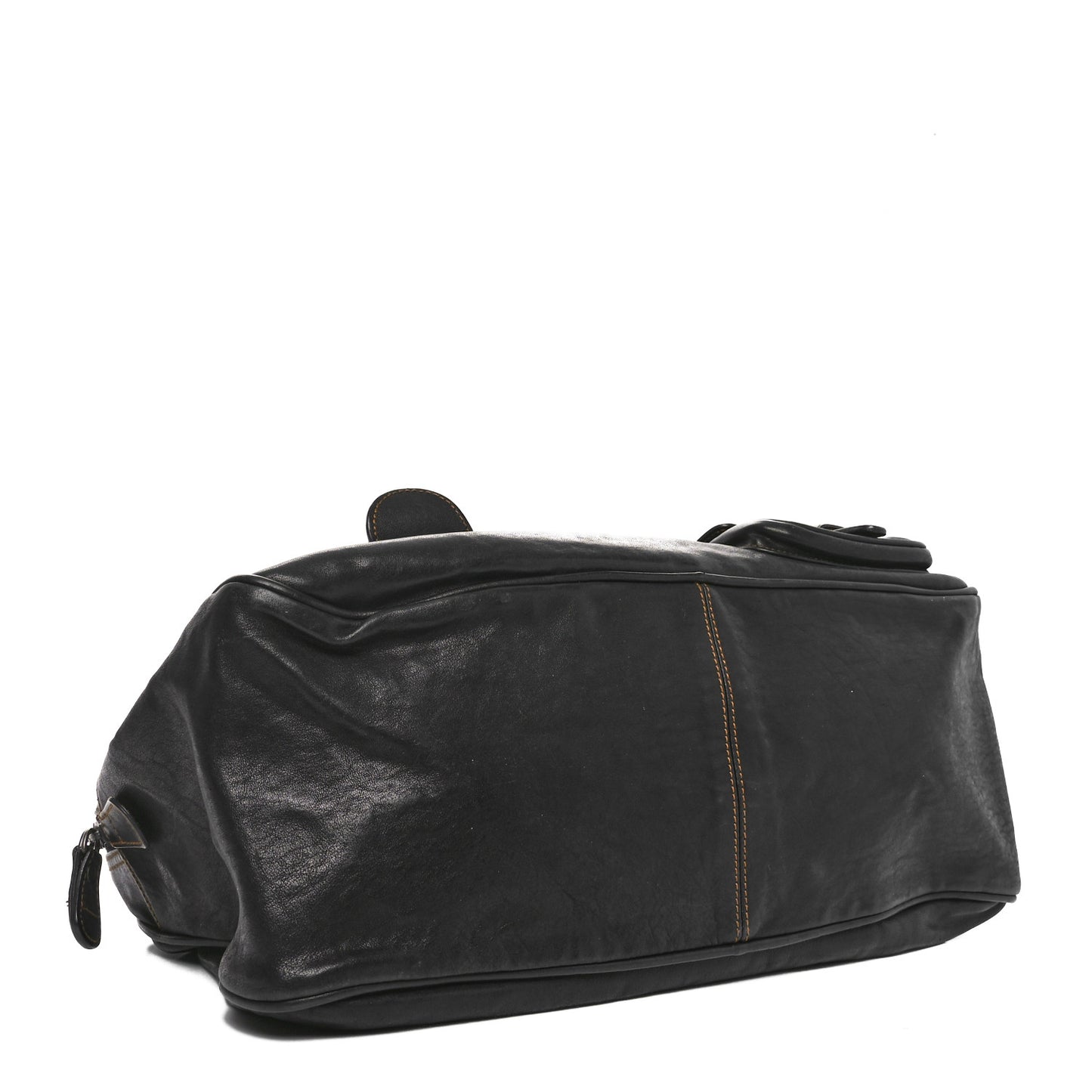 Calfskin Large Gaucho Double Saddle Bag Brown