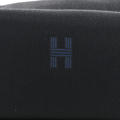 Hermes Canvas Large Bride-A-Brac Pouch Bleu Nuit 7 of 9