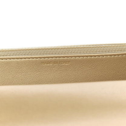 Chanel Metallic Goatskin Quilted 19 Wallet On Chain WOC Gold 7 of 14