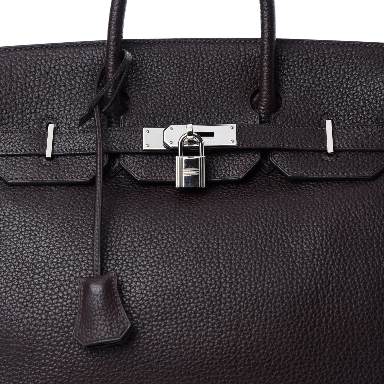 Hermes Togo HAC Birkin 32 Chocolate 14 of 14