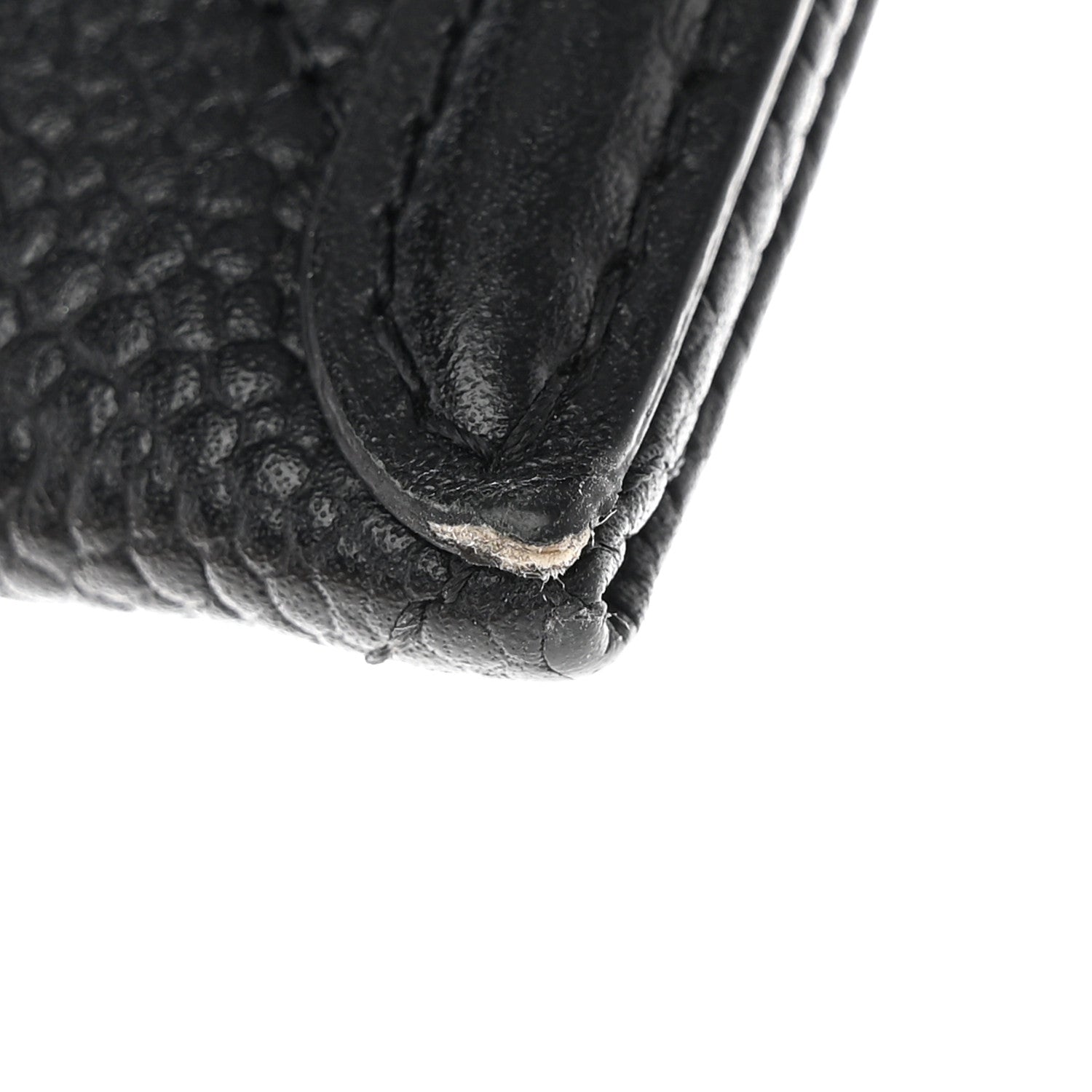 Chanel Caviar Quilted Filigree Zip Pouch Black 11 of 12