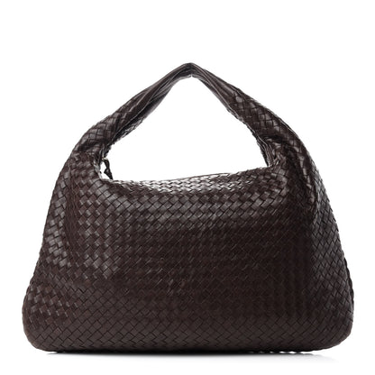 Bottega Veneta Nappa Intrecciato Large Veneta Hobo Ebano 1 of 12