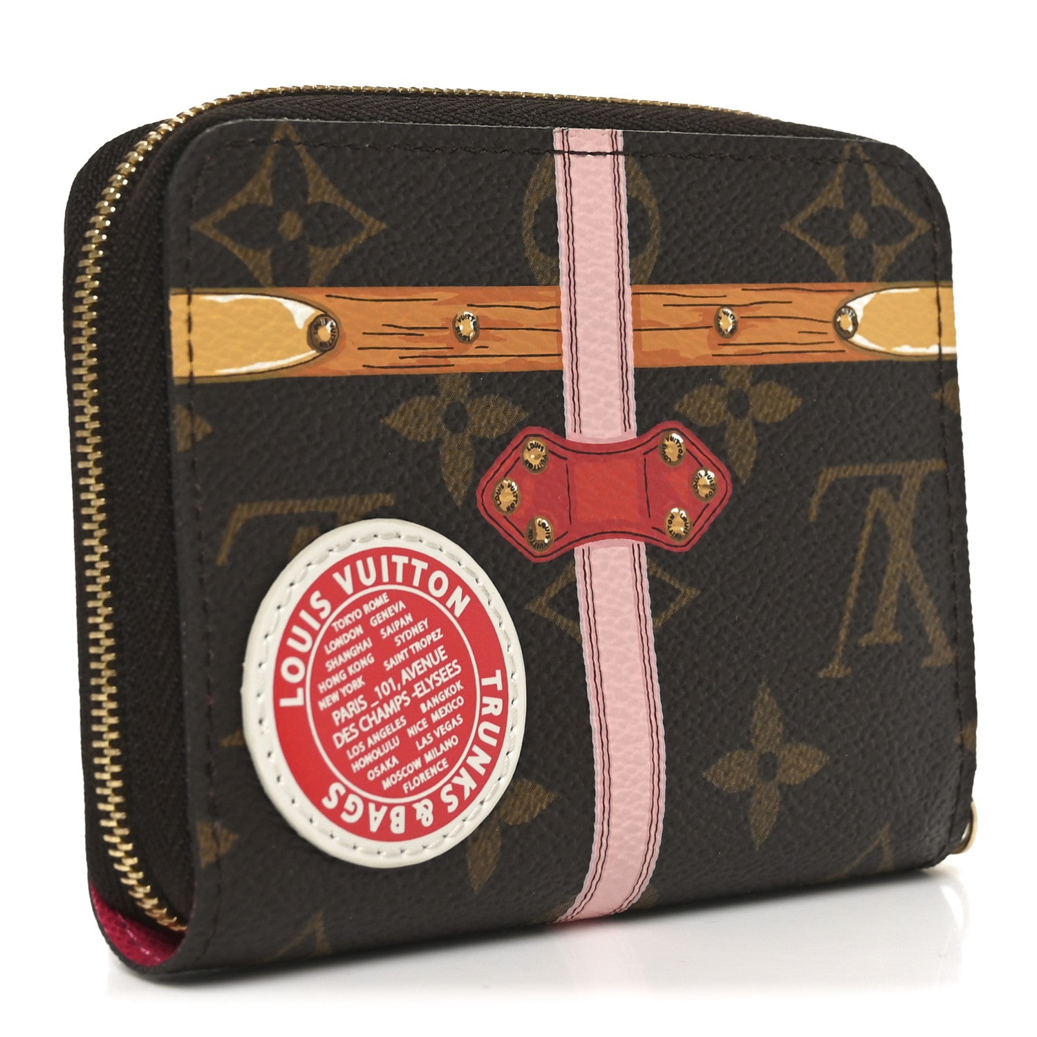 Louis Vuitton Monogram Summer Trunks Zippy Coin Purse 3 of 7