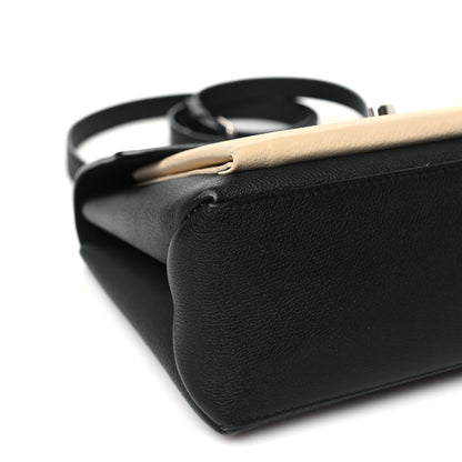 Louis Vuitton Soft Calfskin My Lockme Top Handle Vanille Black 8 of 10