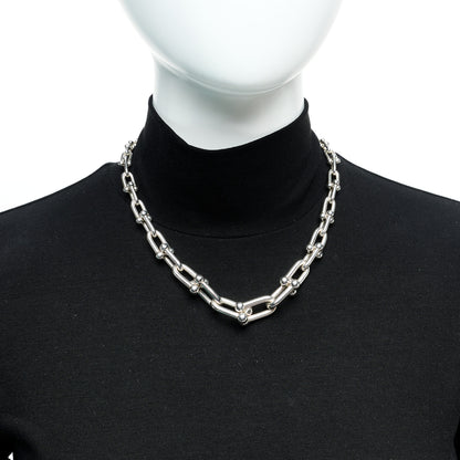 Tiffany Sterling Silver HardWear Graduated Link Necklace 2 of 7