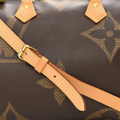 Louis Vuitton Reverse Monogram Giant Speedy Bandouliere 30 8 of 12