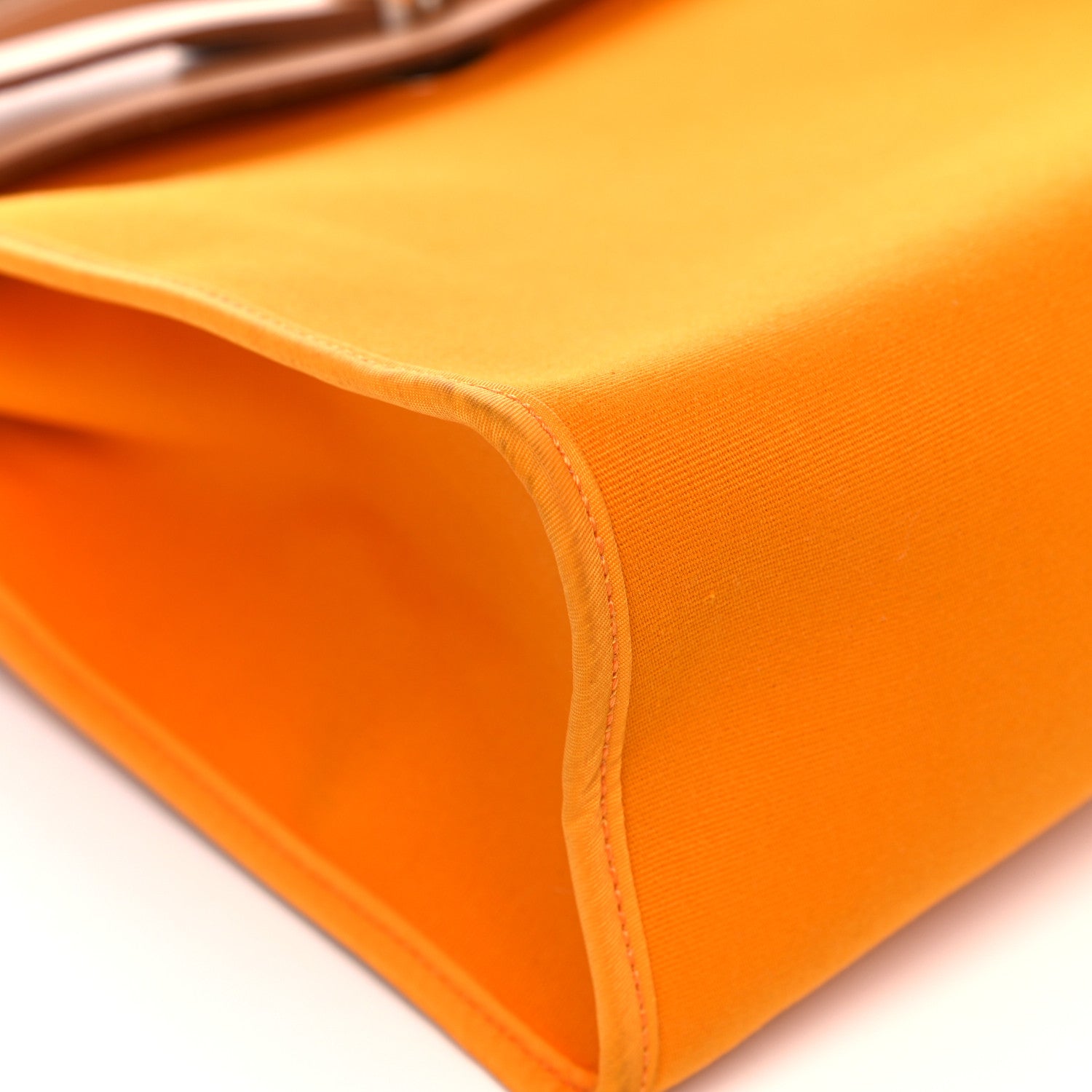 Hermes Vache Hunter Toile Herbag Zip 31 PM Jaune D'or 16 of 16