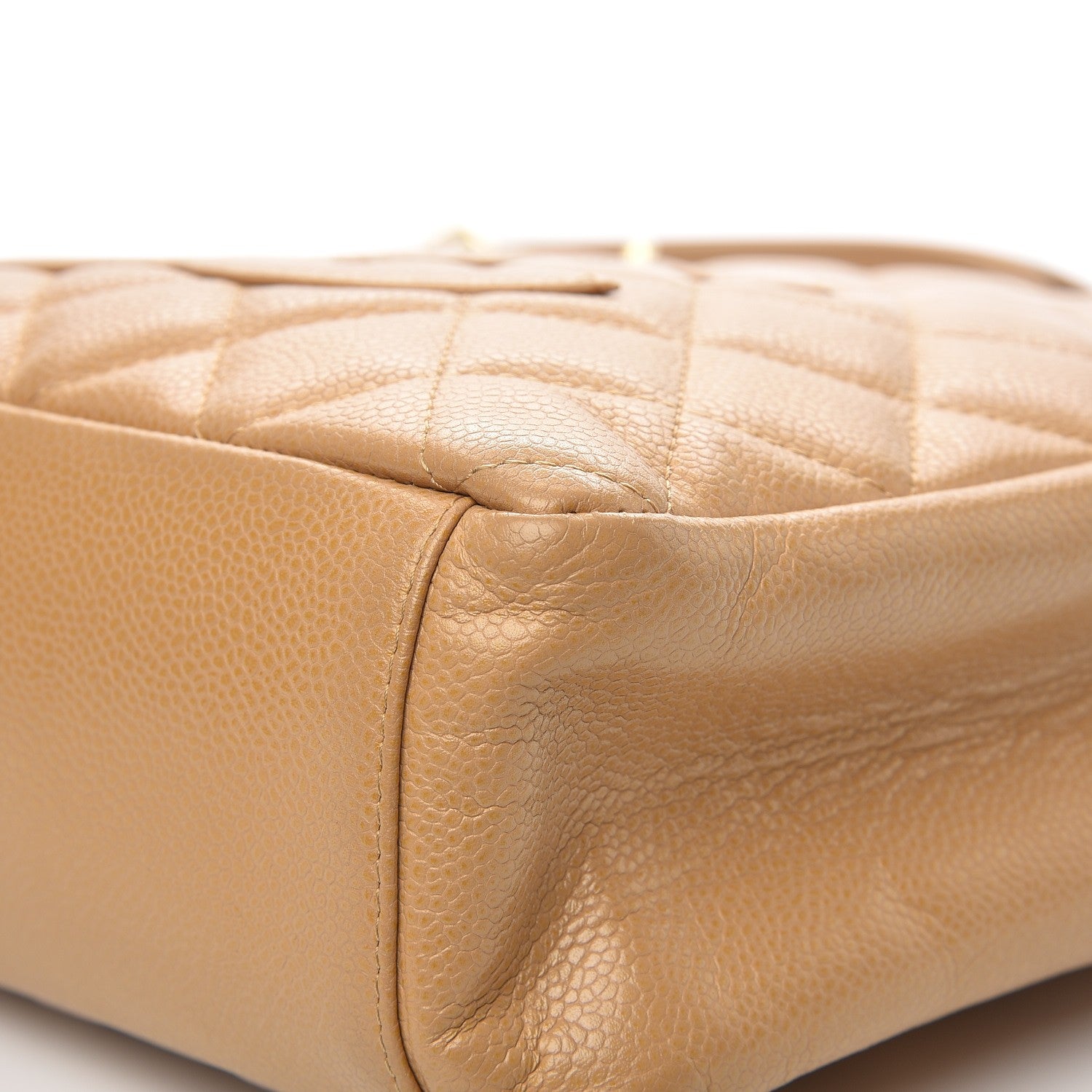 Chanel Caviar Quilted Petit Shopping Tote PST Beige 10 of 11