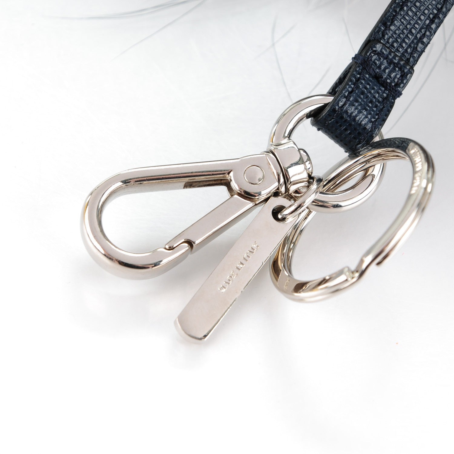 Fendi Silver Fox Fur Vitello Elite Monster Bag Bug Cube Charm Multicolor 3 of 5