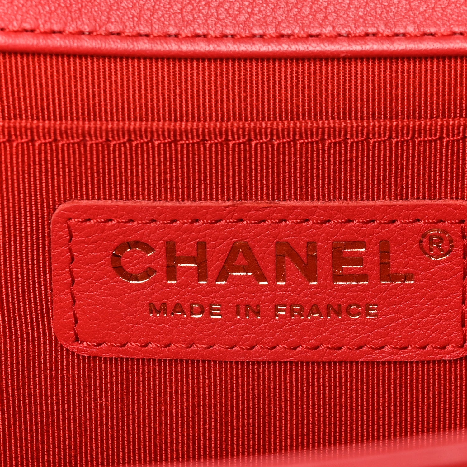 Chanel Lambskin Quilted Medium Boy Flap Red 6 of 10