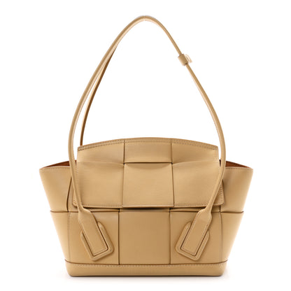 Bottega Veneta French Calfskin Maxi Intrecciato Small Arco Tapioca 1 of 11