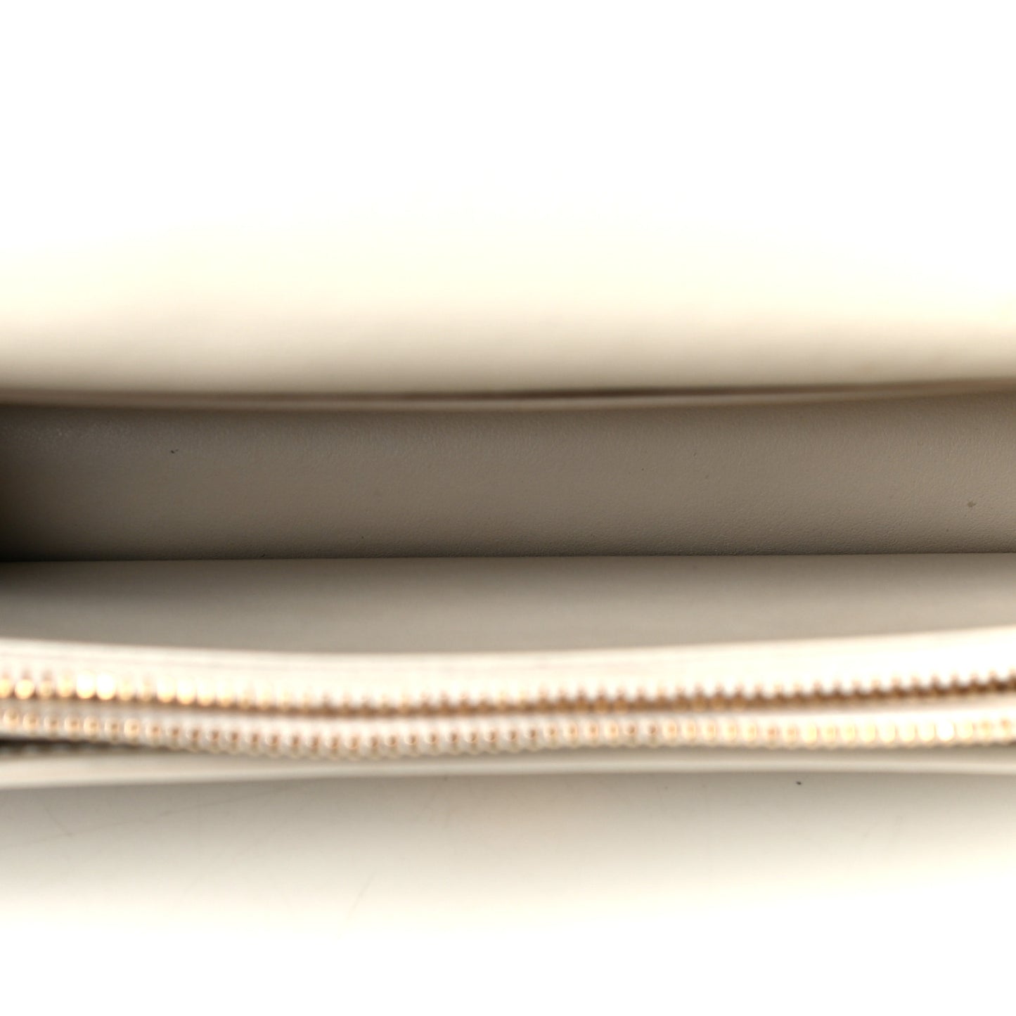 Calfskin Monogram Sunset Chain Wallet Crema Soft