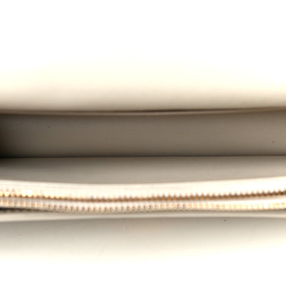 Saint Laurent Calfskin Monogram Sunset Chain Wallet Crema Soft 3 of 5