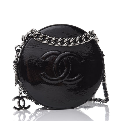 Chanel Patent Round As Earth Evening Bag Black 6 of 16
